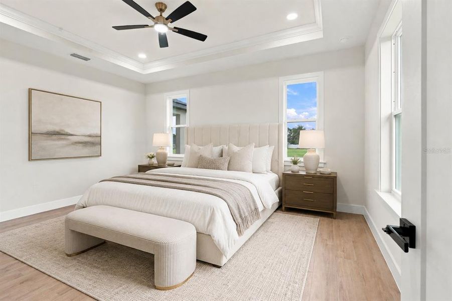 Furnished interior view inside a new home in , Belleview (Image 5).