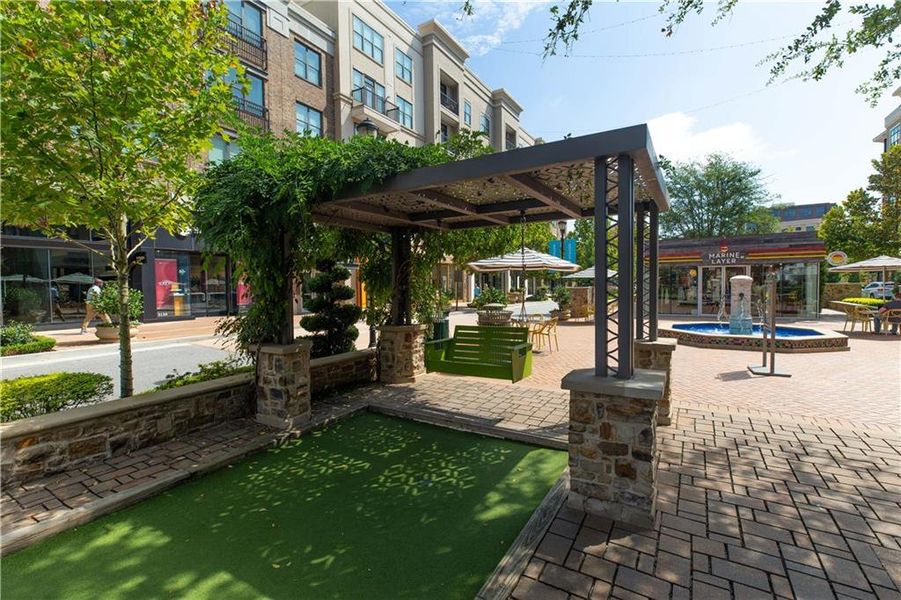 Front exterior of a new home in Byers Park, Alpharetta, GA, highlighting curb appeal (Image 24).