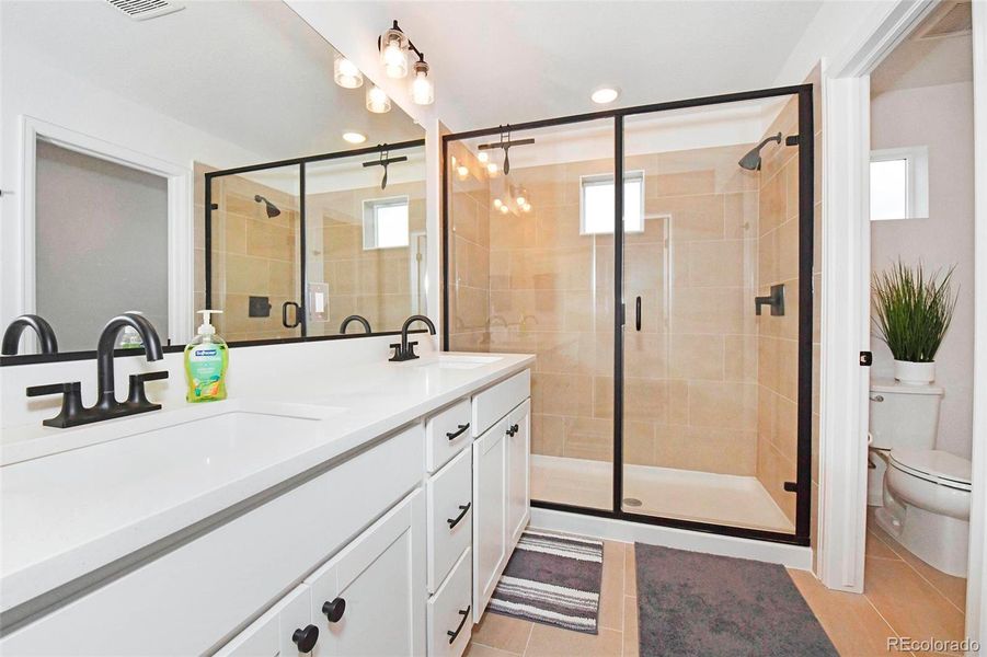 Furnished interior view inside a new home in , Colorado Springs (Image 6). Furnished interior view inside a new home in , Colorado Springs (Image 6).