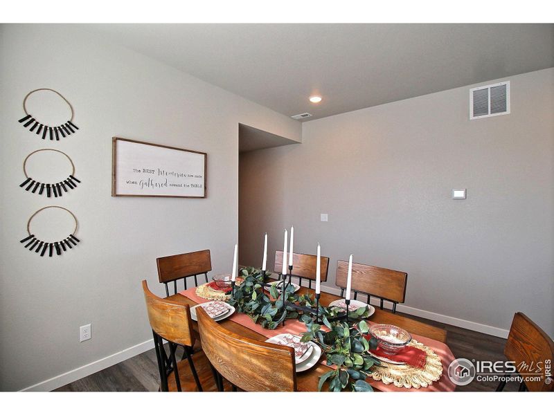 Furnished interior view inside a new home in Liberty Draw, Evans (Image 3).