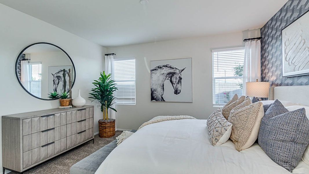 Representative furnished interior of a home built from the Palo Verde by D.R. Horton in The Lakes at Rancho El Dorado, Maricopa (Image 16).