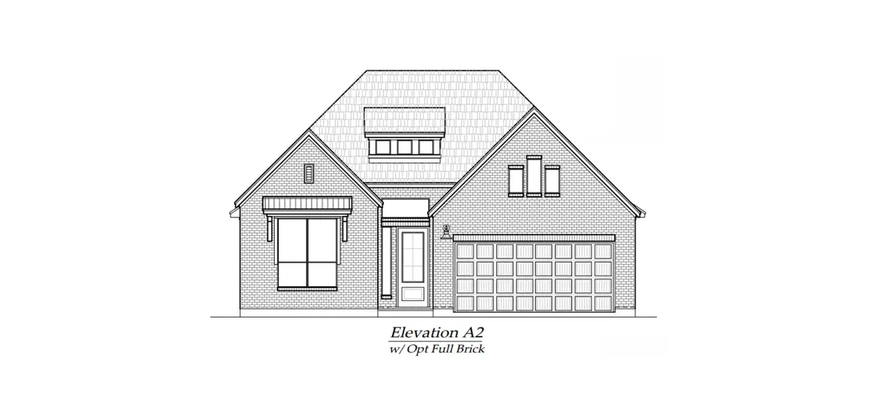 Representative rendering of the exterior for the Hampton by Chesmar Homes (Image 4).