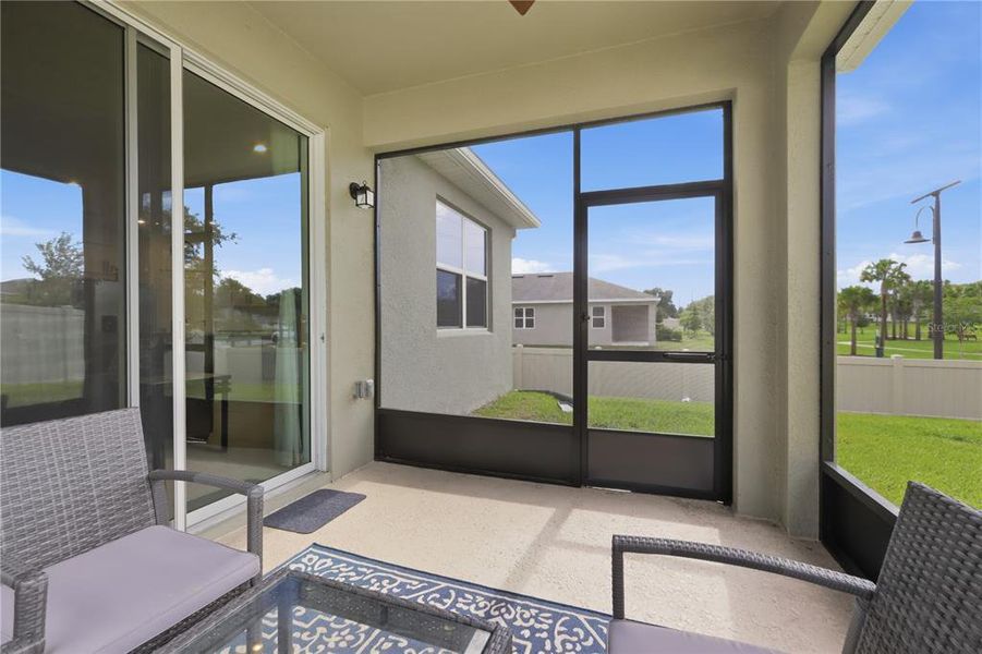 Exterior details and patio area of a home in Grandview Gardens, Deland (Image 26).