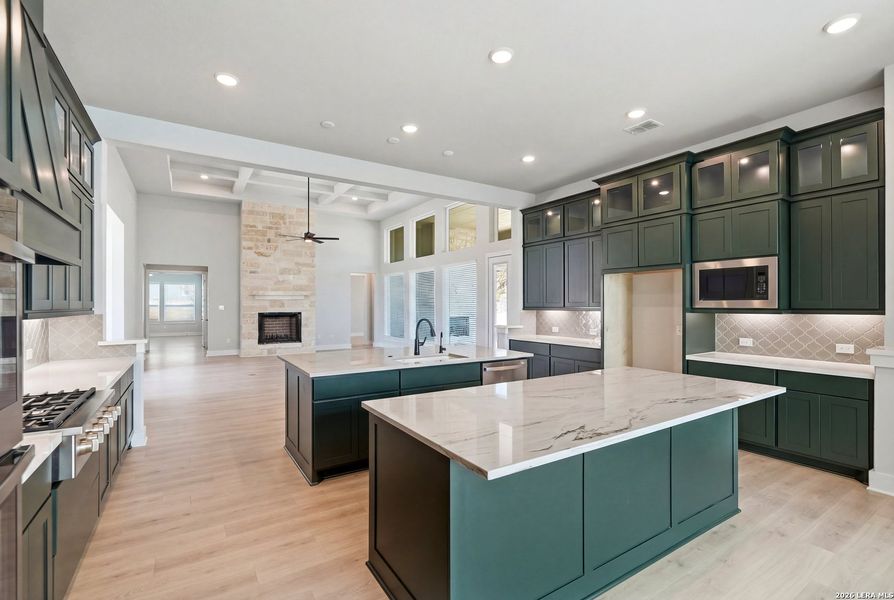 Furnished interior view inside a new home in Potranco Oaks, San Antonio (Image 8).