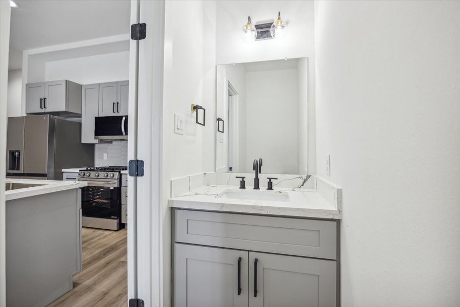 Half bathroom Half bathroom