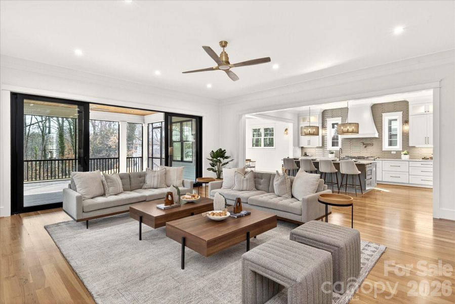 Furnished interior view inside a new home in , Charlotte (Image 6). Furnished interior view inside a new home in , Charlotte (Image 6).