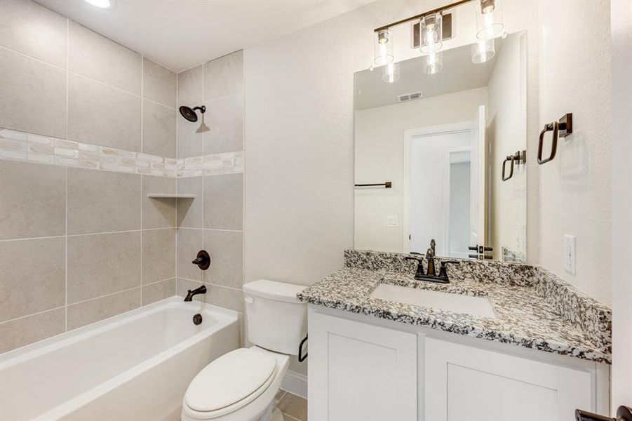 Furnished interior view inside a new home in Glenwood Meadows, Denton (Image 11). Furnished interior view inside a new home in Glenwood Meadows, Denton (Image 11).