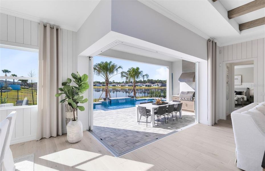 Furnished interior view inside a new home in Del Webb Minneola, Minneola (Image 22).