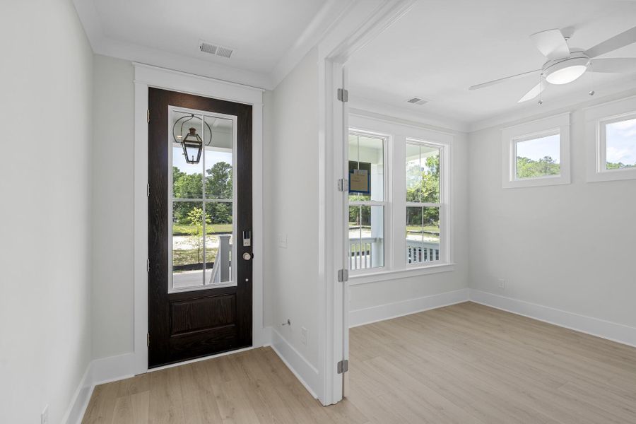 Spacious, unfurnished interior of a new home in Miller's Crossing, Johns Island (Image 17). Spacious, unfurnished interior of a new home in Miller's Crossing, Johns Island (Image 17).