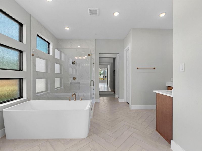 Furnished interior view inside a new home in , Fulshear (Image 11).