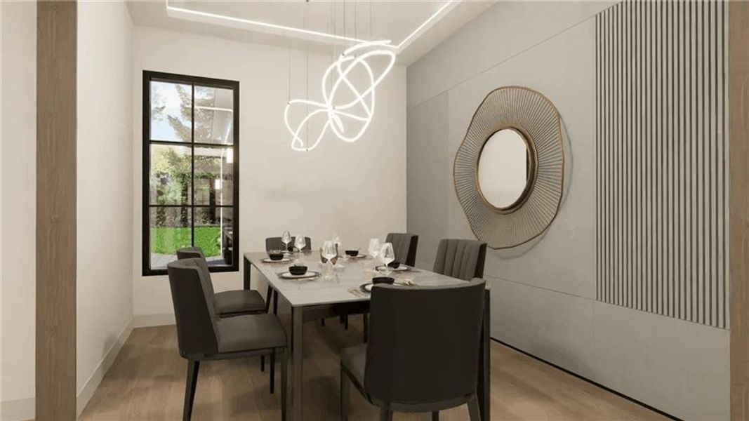 Furnished interior view inside a new home in , Fairburn (Image 5).