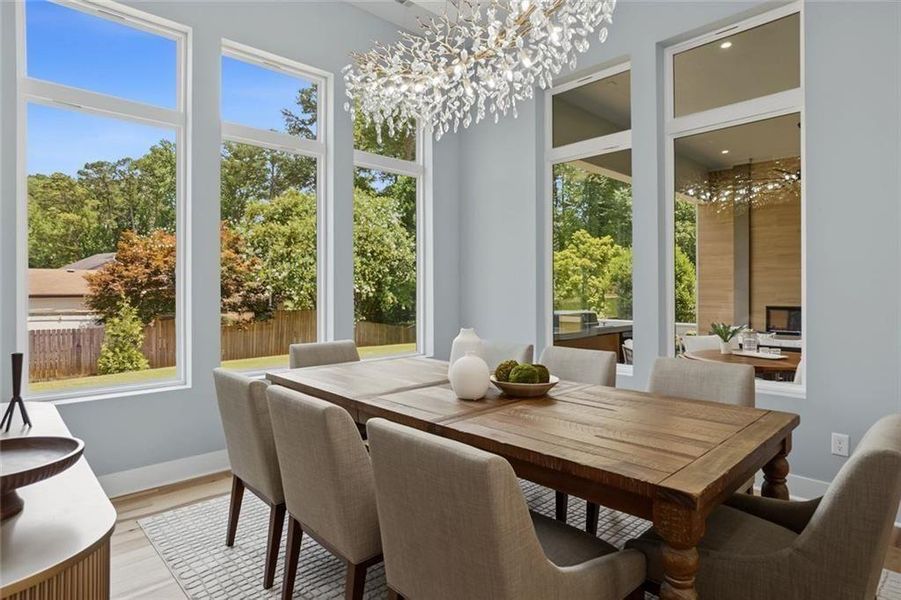 Furnished interior view inside a new home in , Marietta (Image 18).