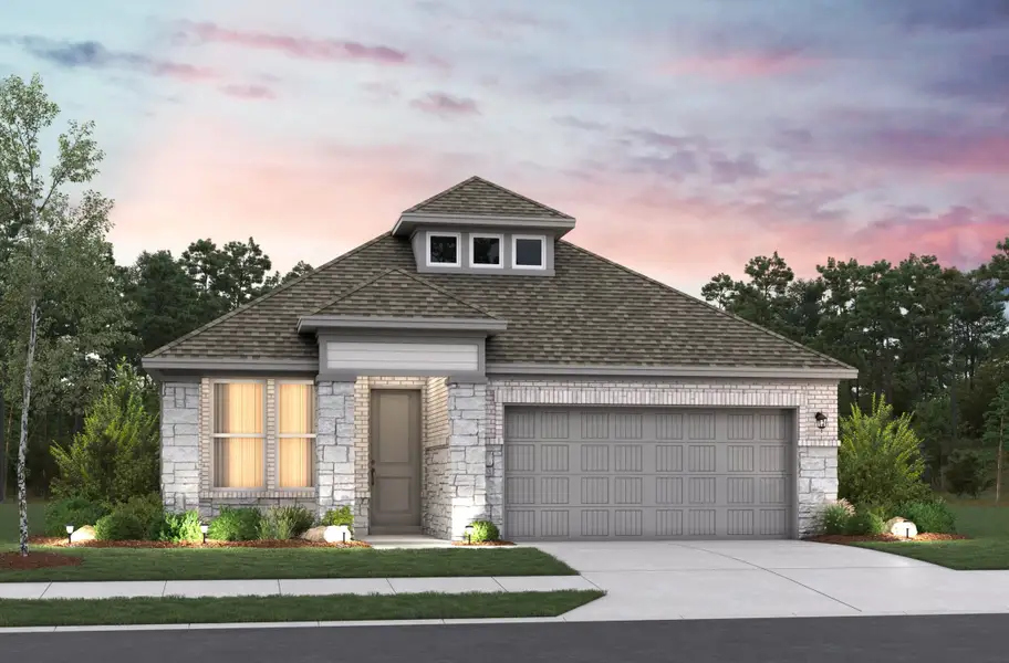 Representative exterior photo of a completed home built from the Quintera Ii by Beazer Homes in Bricewood, Helotes, TX (Image 13). Representative exterior photo of a completed home built from the Quintera Ii by Beazer Homes in Bricewood, Helotes, TX (Image 13).