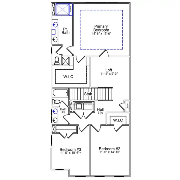 2D floor plan layout of this home in Jessups Place, Greensboro, NC (Image 3). 2D floor plan layout of this home in Jessups Place, Greensboro, NC (Image 3).