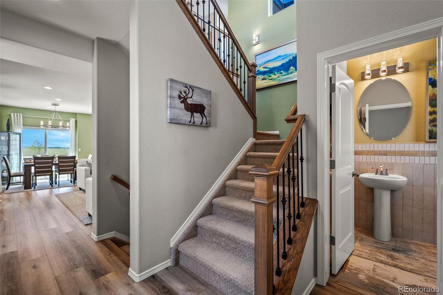 Furnished interior view inside a new home in , Colorado Springs (Image 12).