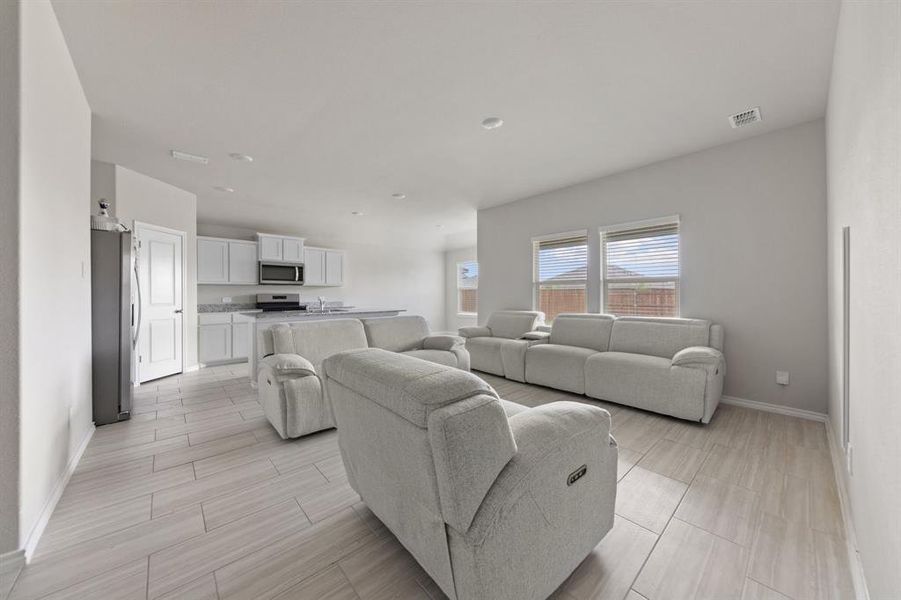 Furnished interior view inside a new home in Rosewood at Beltmill, Fort Worth (Image 13).