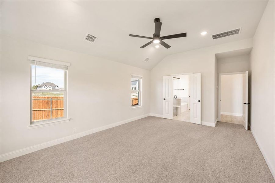 Spacious, unfurnished interior of a new home in Ridge Ranch Classic 50, Mesquite (Image 16). Spacious, unfurnished interior of a new home in Ridge Ranch Classic 50, Mesquite (Image 16).