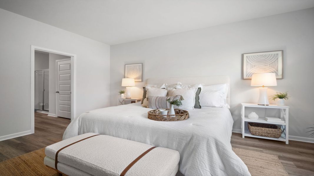 Furnished interior view inside a new home in Fernhill Farms, Statesboro (Image 17).