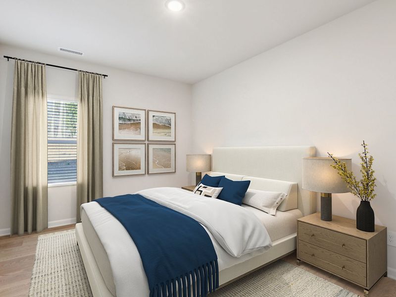 Furnished interior view inside a new home in Marshburn Landing - Signature Series, Wendell (Image 10). Furnished interior view inside a new home in Marshburn Landing - Signature Series, Wendell (Image 10).