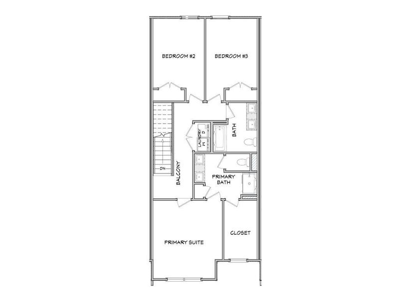 2D floor plan layout of this home in Medlock Park, Austell, GA (Image 3).