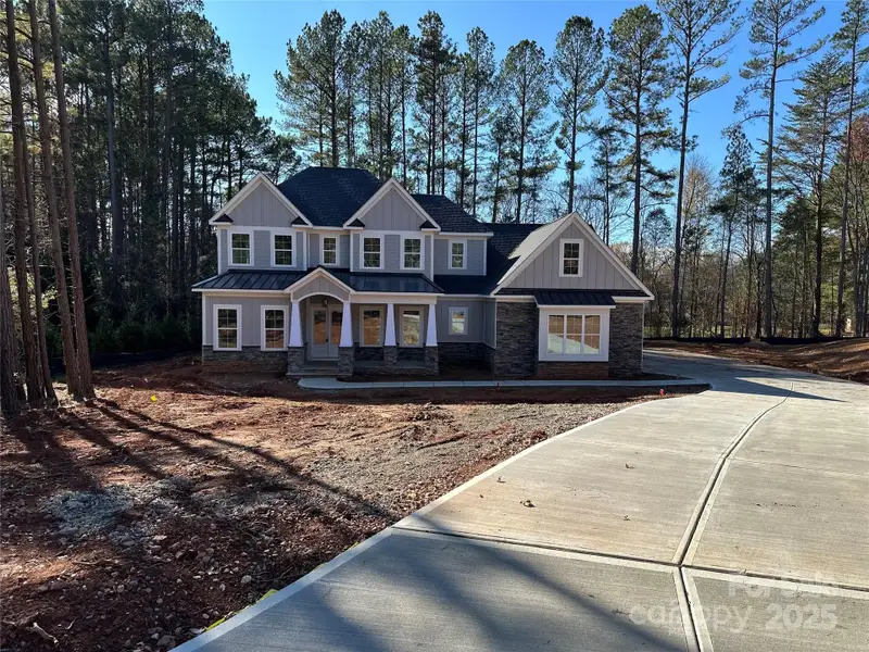 Front exterior of a new home in , Salisbury, NC, highlighting curb appeal (Image 1).