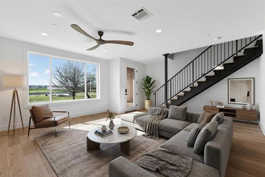 Furnished interior view inside a new home in , Fort Worth (Image 18).
