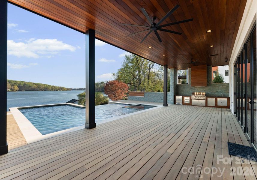 Exterior details and patio area of a home in , Charlotte (Image 25).