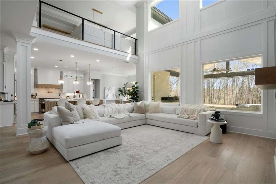 Furnished interior view inside a new home in , Hoschton (Image 36).