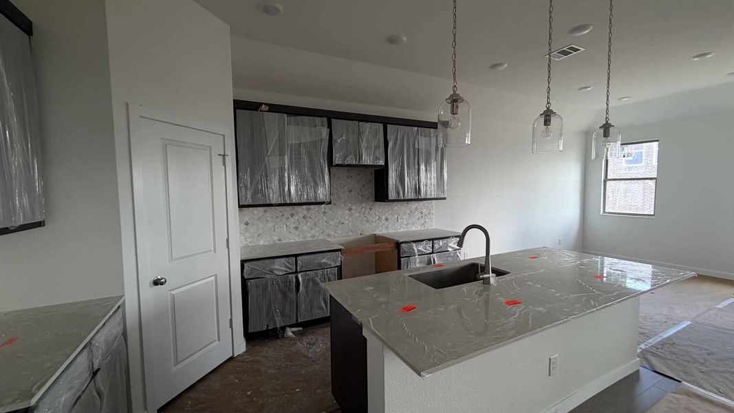 Kitchen Construction Progress featuring the Roosevelt Collection