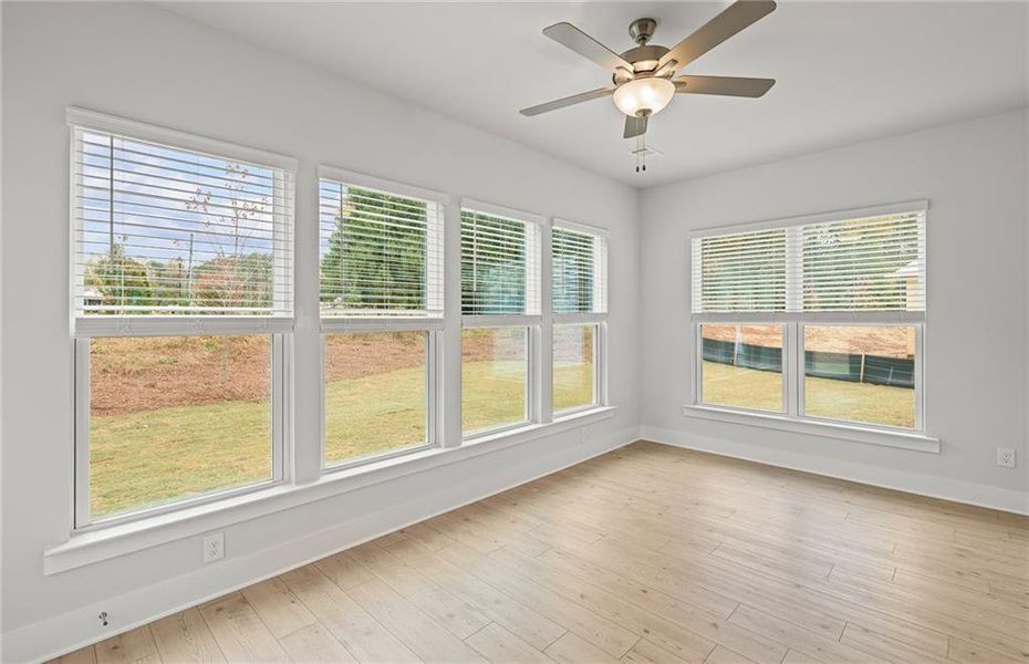 Spacious, unfurnished interior of a new home in Oakwood, Cumming (Image 23). Spacious, unfurnished interior of a new home in Oakwood, Cumming (Image 23).