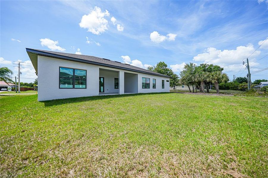 Exterior details and patio area of a home in , Englewood (Image 34).