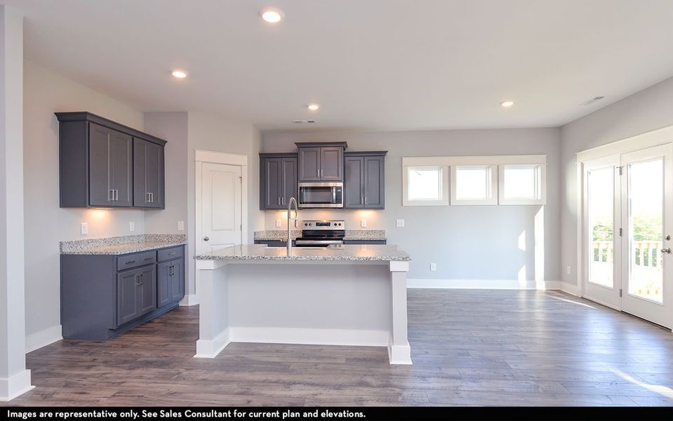 Furnished interior view inside a new home in McCain's Station, Gallatin (Image 4).