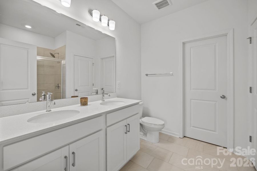 Furnished interior view inside a new home in Sheffield, Indian Trail (Image 17).