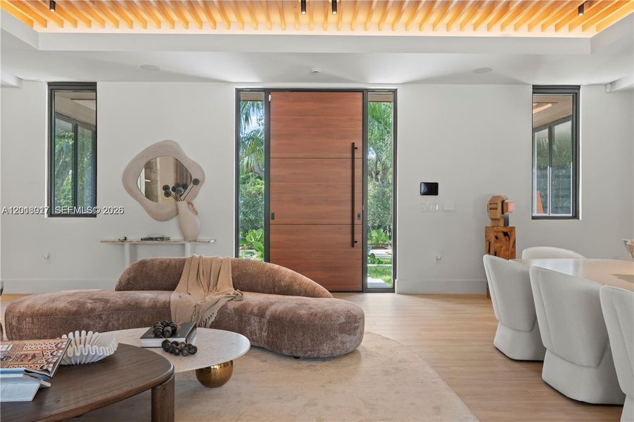 Furnished interior view inside a new home in , Miami (Image 11).