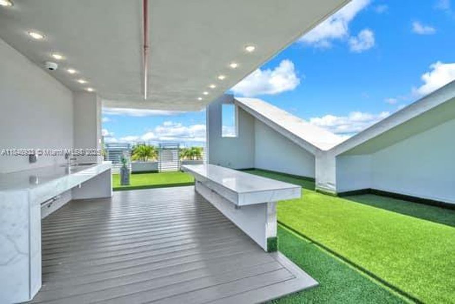 Exterior details and patio area of a home in , Hollywood (Image 3). Exterior details and patio area of a home in , Hollywood (Image 3).
