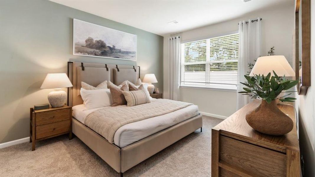 Furnished interior view inside a new home in The Landing at Hidden Lakes, McKinney (Image 6). Furnished interior view inside a new home in The Landing at Hidden Lakes, McKinney (Image 6).