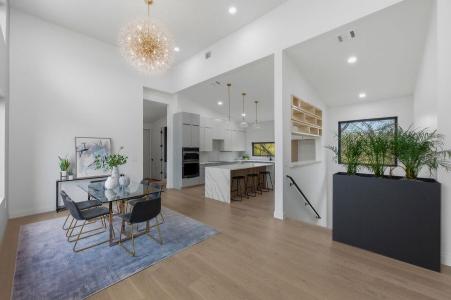 Furnished interior view inside a new home in , Austin (Image 20). Furnished interior view inside a new home in , Austin (Image 20).