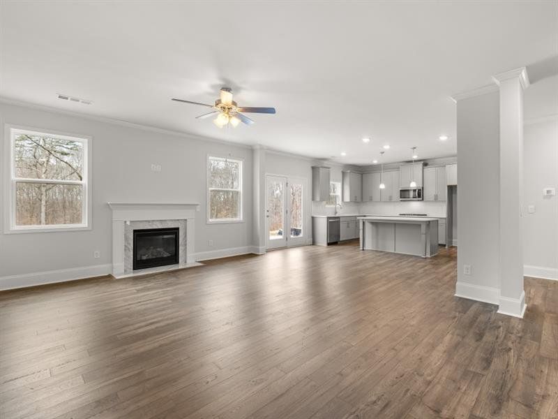 Spacious, unfurnished interior of a new home in Butner Estates, South Fulton (Image 34).