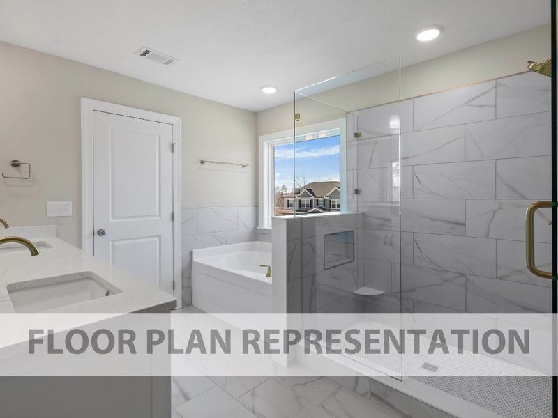 Owner’s Bathroom | Townsend II Plan by Ivey Homes Owner’s Bathroom | Townsend II Plan by Ivey Homes