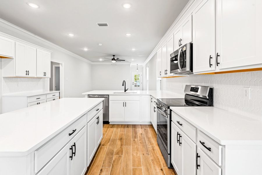 Furnished interior view inside a new home in Natureview, Freeport (Image 6). Furnished interior view inside a new home in Natureview, Freeport (Image 6).