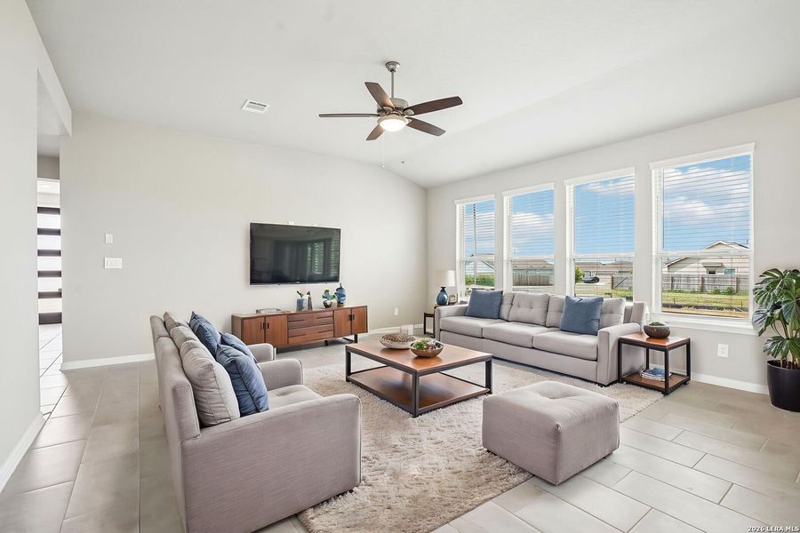 Furnished interior view inside a new home in Kallison Ranch, San Antonio (Image 14).