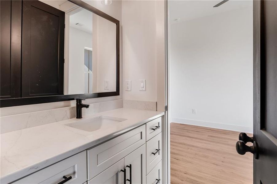 Furnished interior view inside a new home in , Dallas (Image 11).