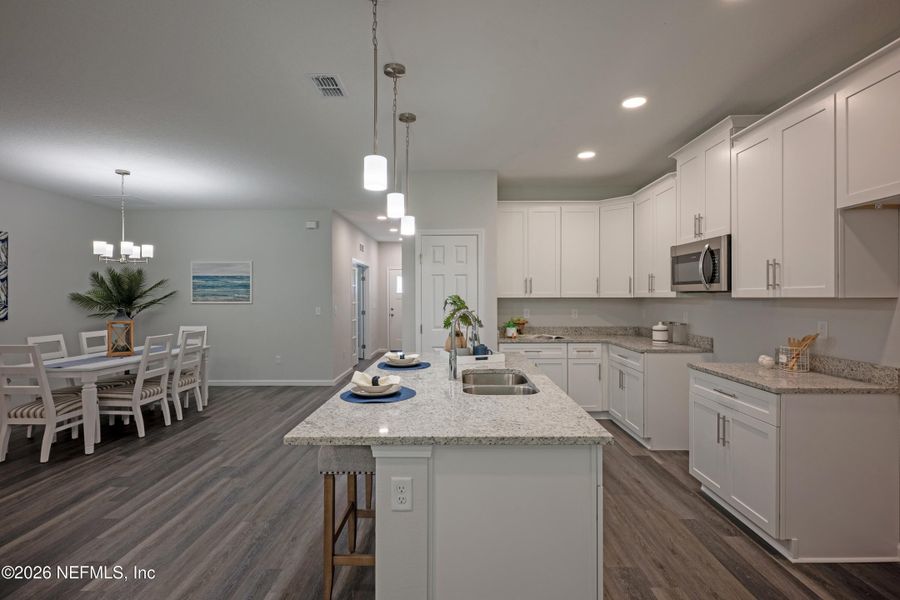 Furnished interior view inside a new home in , Jacksonville (Image 26).