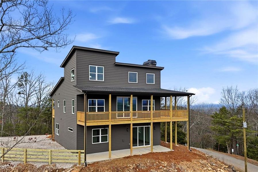Exterior details and patio area of a home in , Ranger (Image 30).