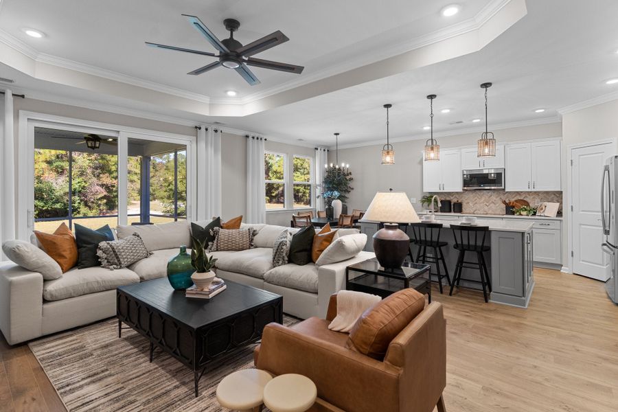 Representative furnished interior of a home built from the The Cherry Grove by Chesapeake Homes in Coastal Club of the Carolinas, Calabash (Image 13). Representative furnished interior of a home built from the The Cherry Grove by Chesapeake Homes in Coastal Club of the Carolinas, Calabash (Image 13).