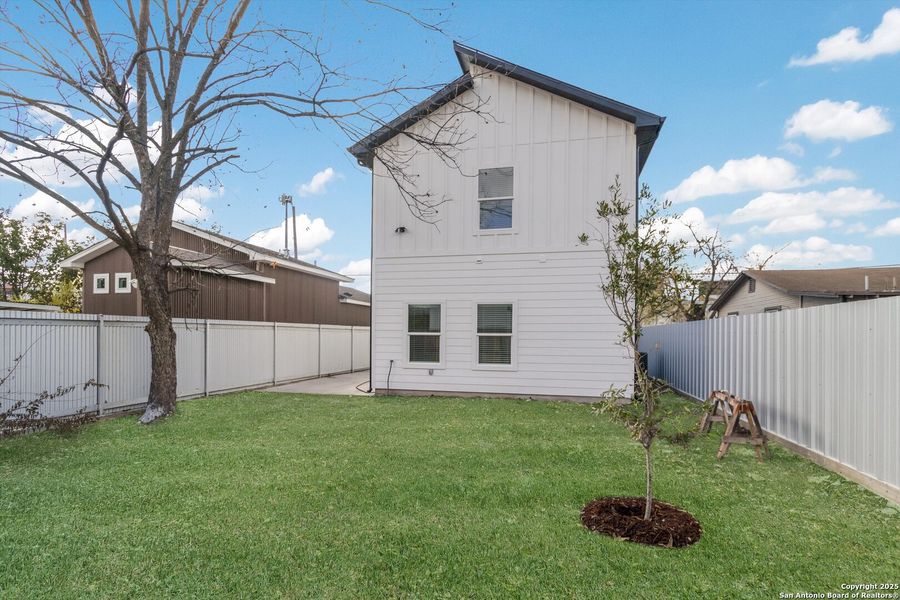 Exterior details and patio area of a home in , San Antonio (Image 4). Exterior details and patio area of a home in , San Antonio (Image 4).