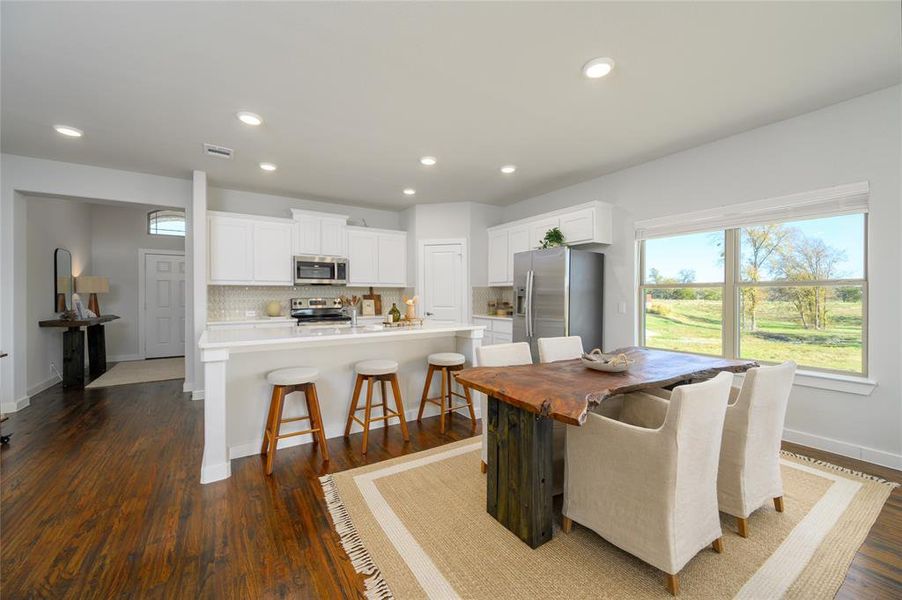 Furnished interior view inside a new home in Heritage Grove, Blue Ridge (Image 12).