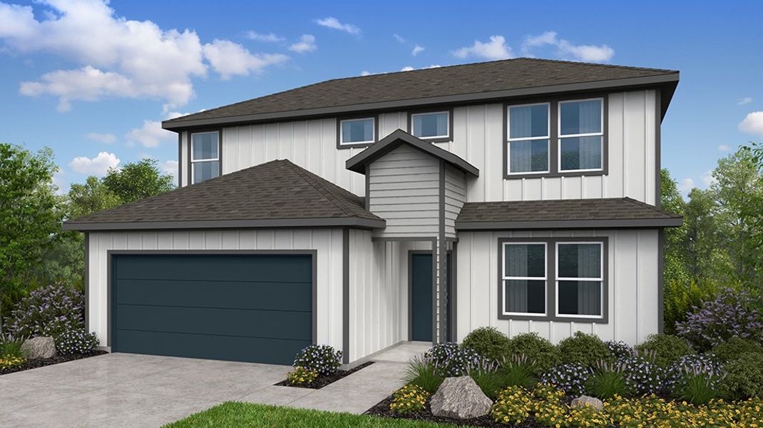 Representative exterior photo of a completed home built from the Robin by Taylor Morrison in Longview 50s, Del Valle, TX (Image 6).