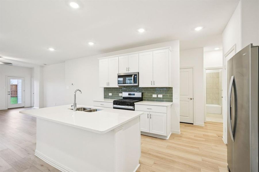 Furnished interior view inside a new home in Lakehaven - Spring Series, Farmersville (Image 11).