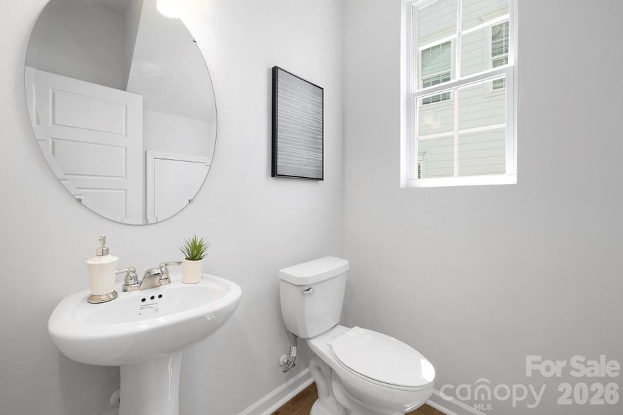 Furnished interior view inside a new home in Edgewood Preserve, Huntersville (Image 16).